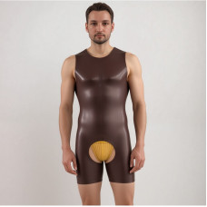 Brown Chaps suit with Jock